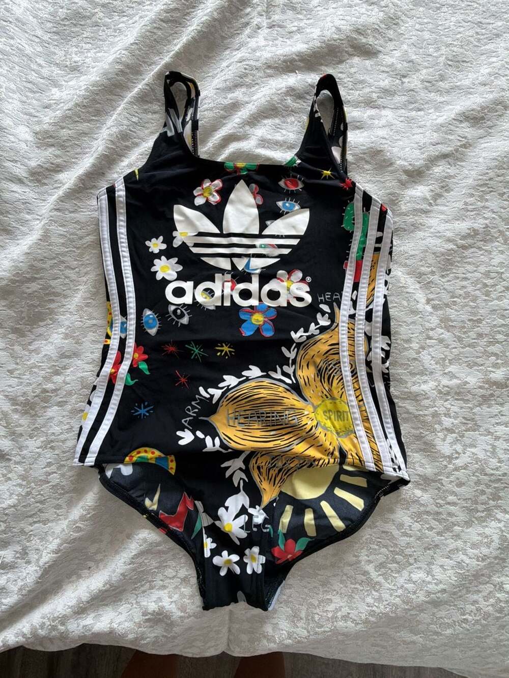 Adidas Originals x Pharrell Williams One Piece Swimsuit Multi Graphic